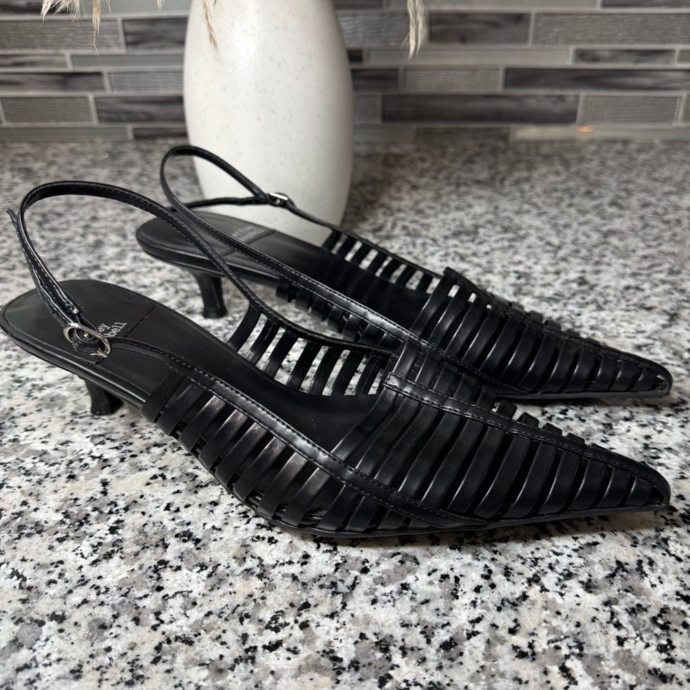 Jeffrey Campbell Black Strappy Heels